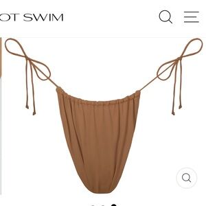 Riot Swim Bixi Bottom in Brown Sugar
